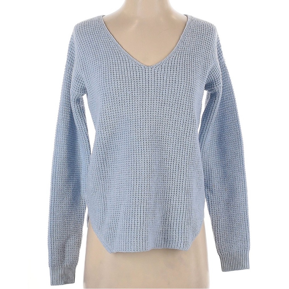Aritzia / Wilfred Free Wolter Merino Wool Sweater in Periwinkle Blue XXS